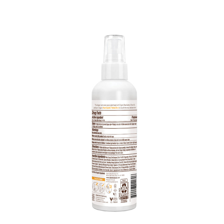Babo Botanicals Sensitive Baby Fragrance Free Diaper Rash Cream Spray 3.0oz