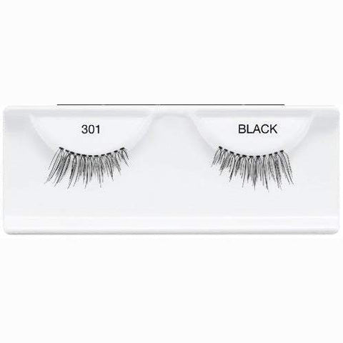 Ardell 301 Black Accent Lashes-Ardell-ARD_Natural,Brand_Ardell,Collection_Makeup,Makeup_Eye,Makeup_Faux Lashes