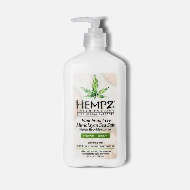Hempz Herbal Body Moisturizer Fresh Fusions Pink Pomelo & Himalayian Sea Salt Scent 17 fl.oz.-Hempz-BB_Lotion,BB_Moisturizers,Brand_Hempz,Collection_Bath and Body,Hempz_Body Moisturizers