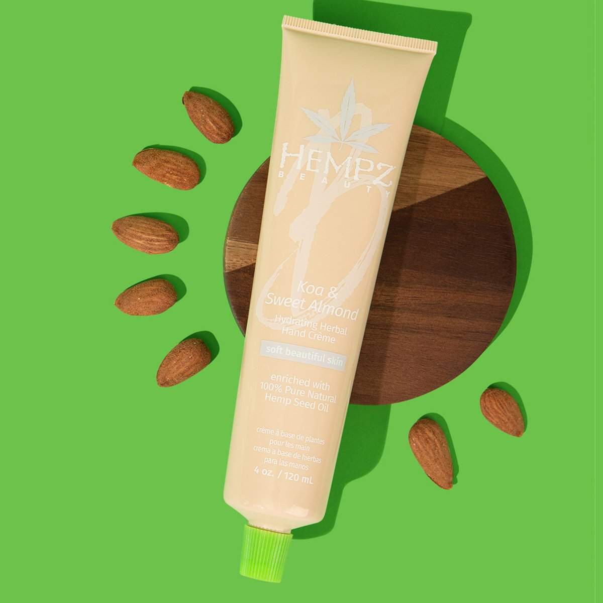 Hempz Koa & Sweet Almond Hydrating Herbal Hand Creme 4 oz.-Hempz-BB_Hand and Foot Cream,BB_Lotion,BB_Moisturizers,Brand_Hempz,Collection_Bath and Body,Hempz_Body Moisturizers