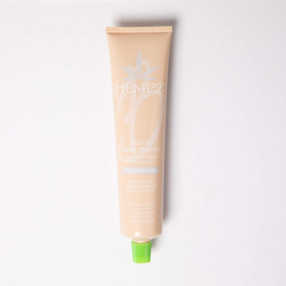 Hempz Koa & Sweet Almond Hydrating Herbal Hand Creme 4 oz.-Hempz-BB_Hand and Foot Cream,BB_Lotion,BB_Moisturizers,Brand_Hempz,Collection_Bath and Body,Hempz_Body Moisturizers