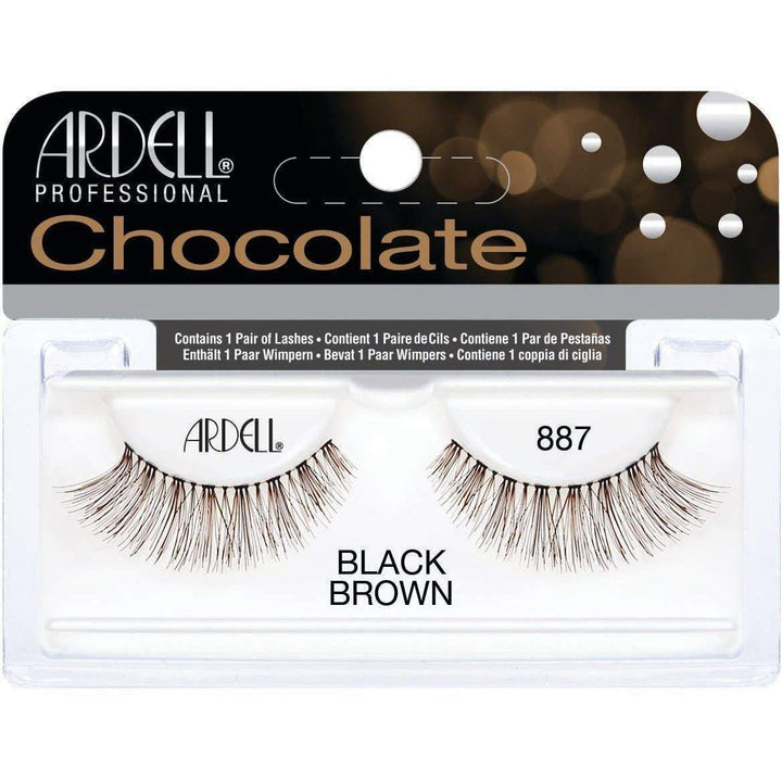 Ardell Chocolate 887 Black/Brown Faux Lashes-Ardell-ARD_Natural,Brand_Ardell,Collection_Makeup,Makeup_Eye,Makeup_Faux Lashes,Season_Fall