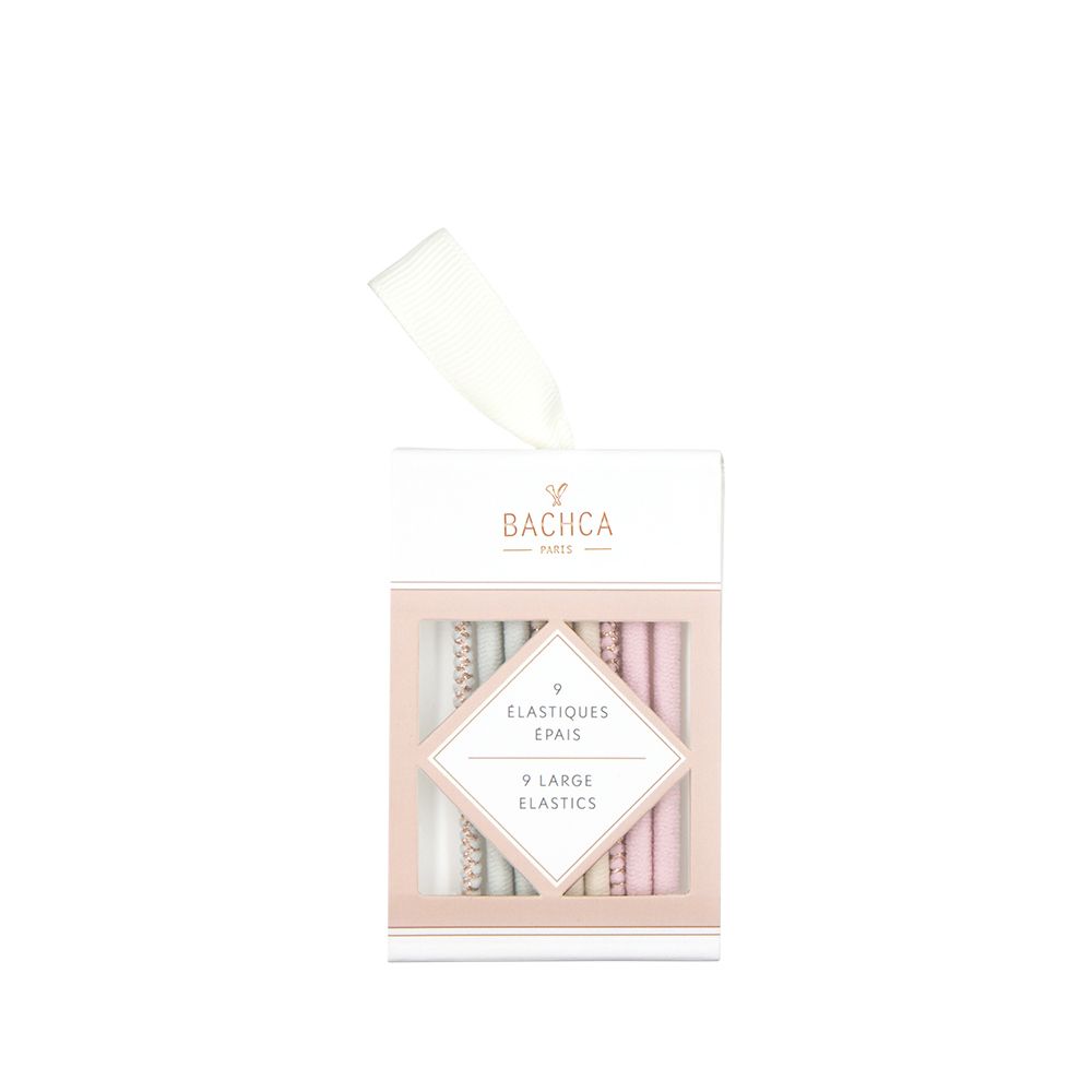 Bachca Thick Hair Elastics - Pastel & Lurex