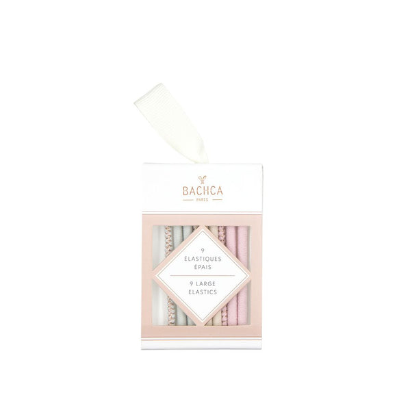 Bachca Thick Hair Elastics - Pastel & Lurex